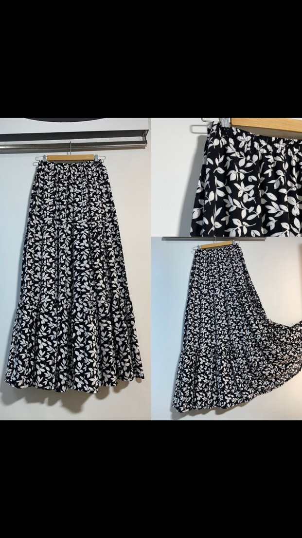 Renkli Pilili Uzun Bohem Etek - Görsel 5