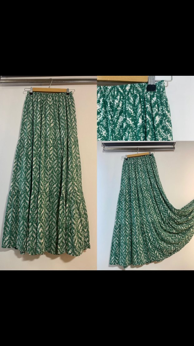 Renkli Pilili Uzun Bohem Etek - Görsel 2