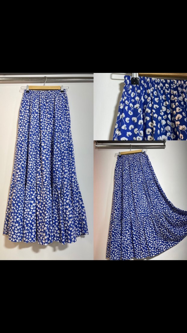 Renkli Pilili Uzun Bohem Etek - Görsel 4