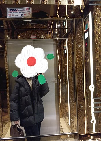 Siyah Şişme Kadın Kışlık Ceket - Görsel 2