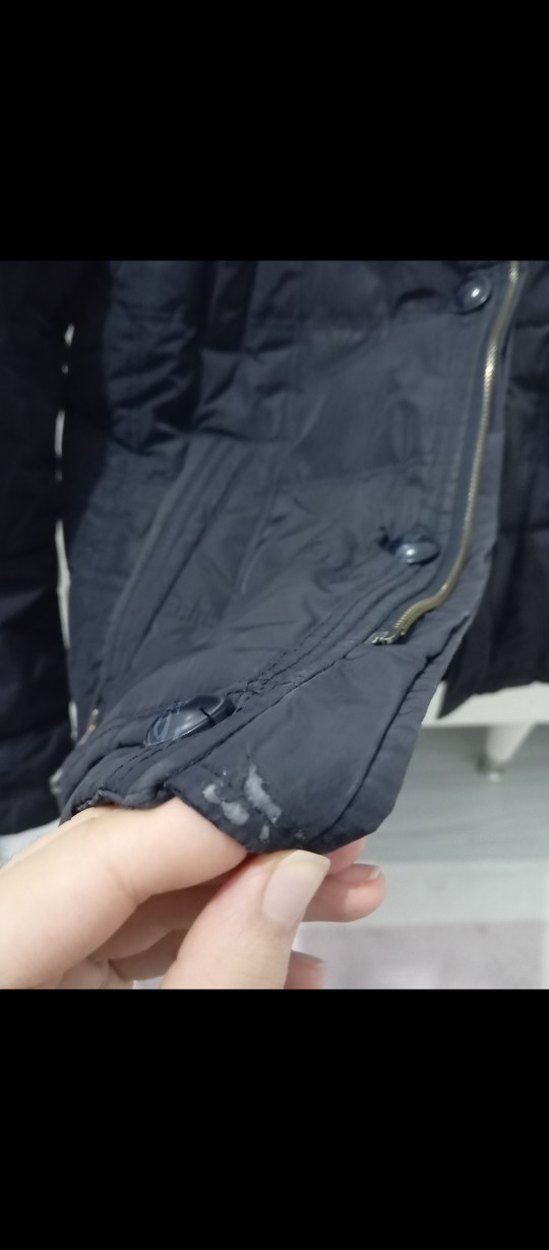 Siyah Erkek Midi Boy Fermuarlı Ceket - Görsel 4