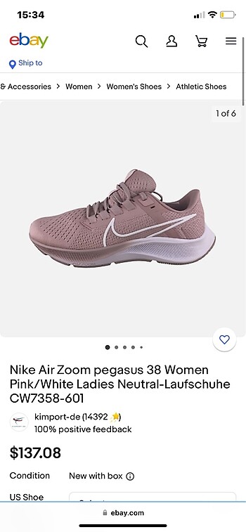 Nike pegasus 38