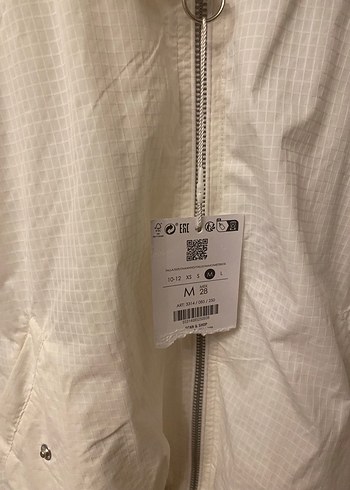 Beyaz Kadın berska yağmurluk - Görsel 2