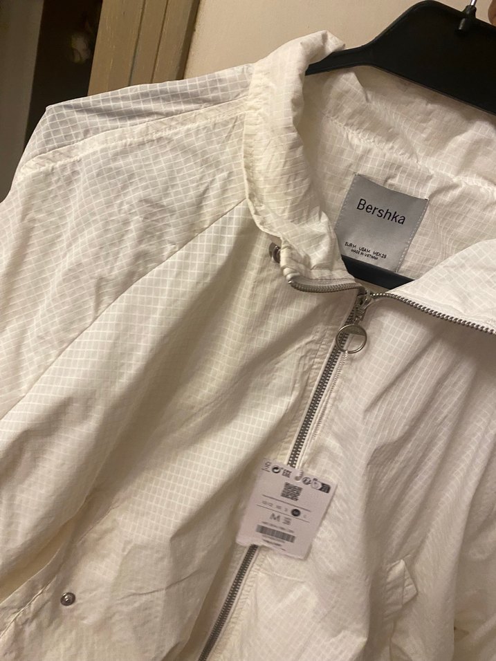 Beyaz Kadın berska yağmurluk - Görsel 3