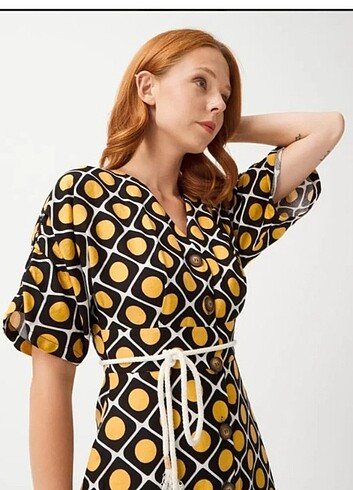 xs Beden çeşitli Renk ADL WORKING CHIC DESENLİ ELBİSE