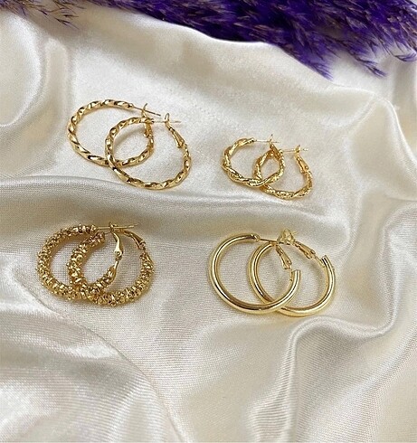 Gold Küpe