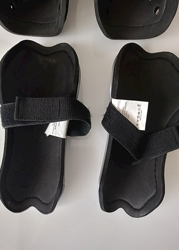 Siyah ve Gri Biker Diz Koruyucu Seti - Görsel 6