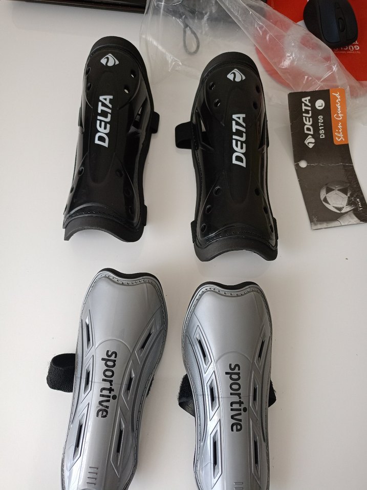 Siyah ve Gri Biker Diz Koruyucu Seti - Görsel 2