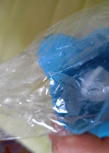 Renkli Mavi Sıcak Su Torbası Velcro Kapaklı - Görsel 3