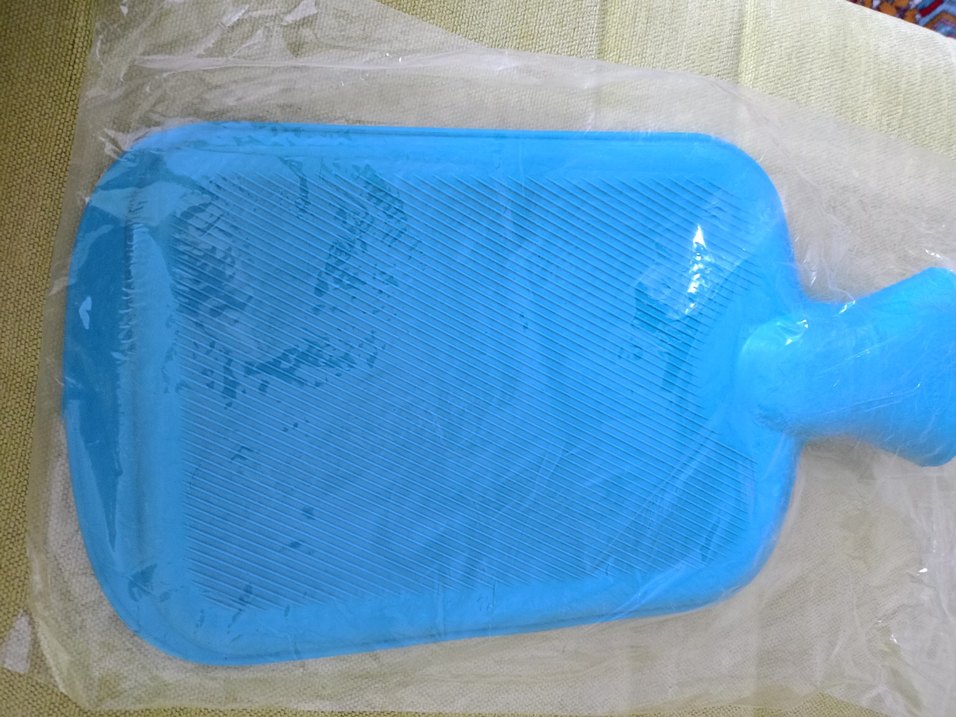 Renkli Mavi Sıcak Su Torbası Velcro Kapaklı - Görsel 2