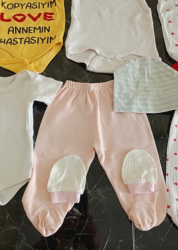 Beyaz Kolsuz Bebek Kıyafet Seti - Görsel 8