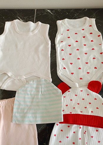 Beyaz Kolsuz Bebek Kıyafet Seti - Görsel 5