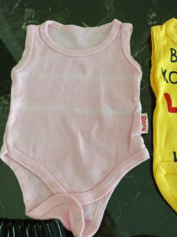 Beyaz Kolsuz Bebek Kıyafet Seti - Görsel 3