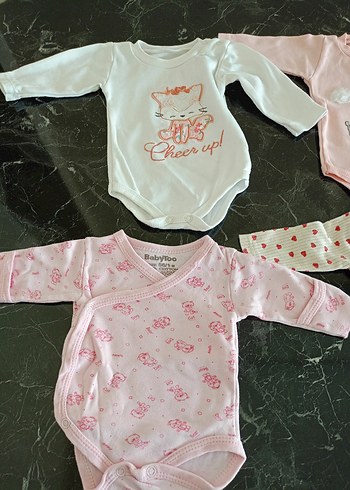 Uzun Kollu Pembe Bebek Body - Görsel 3