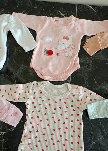 Uzun Kollu Pembe Bebek Body - Görsel 4
