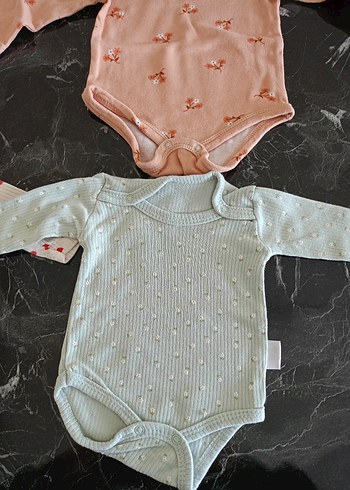 Uzun Kollu Pembe Bebek Body - Görsel 6