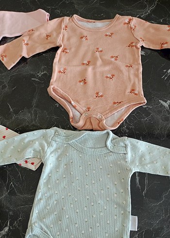 Uzun Kollu Pembe Bebek Body - Görsel 5