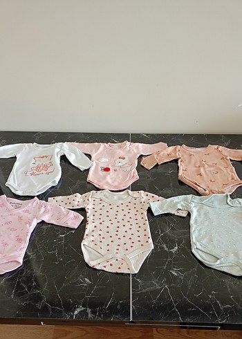 Uzun Kollu Pembe Bebek Body - Görsel 2