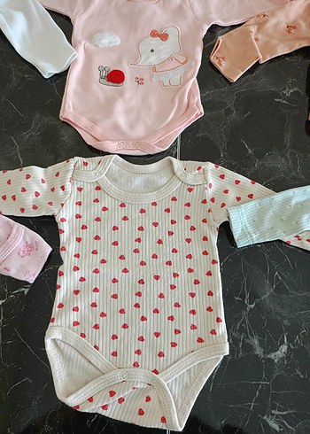 Uzun Kollu Pembe Bebek Body - Görsel 7