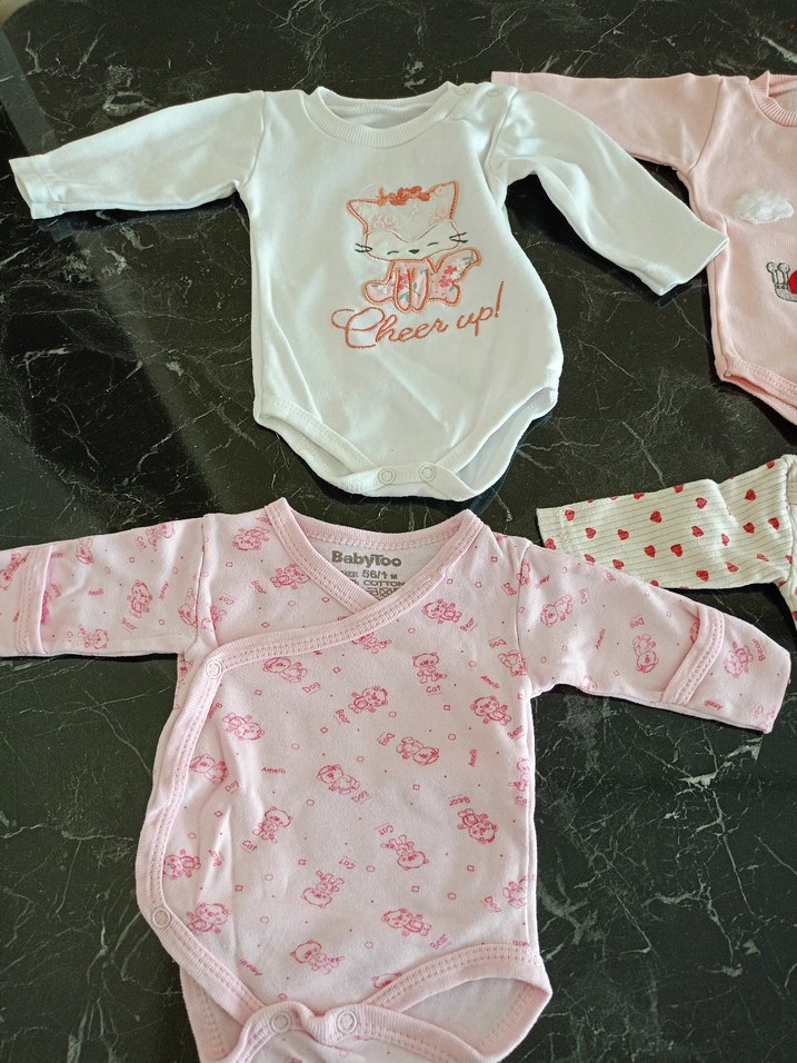 Uzun Kollu Pembe Bebek Body - Görsel 3