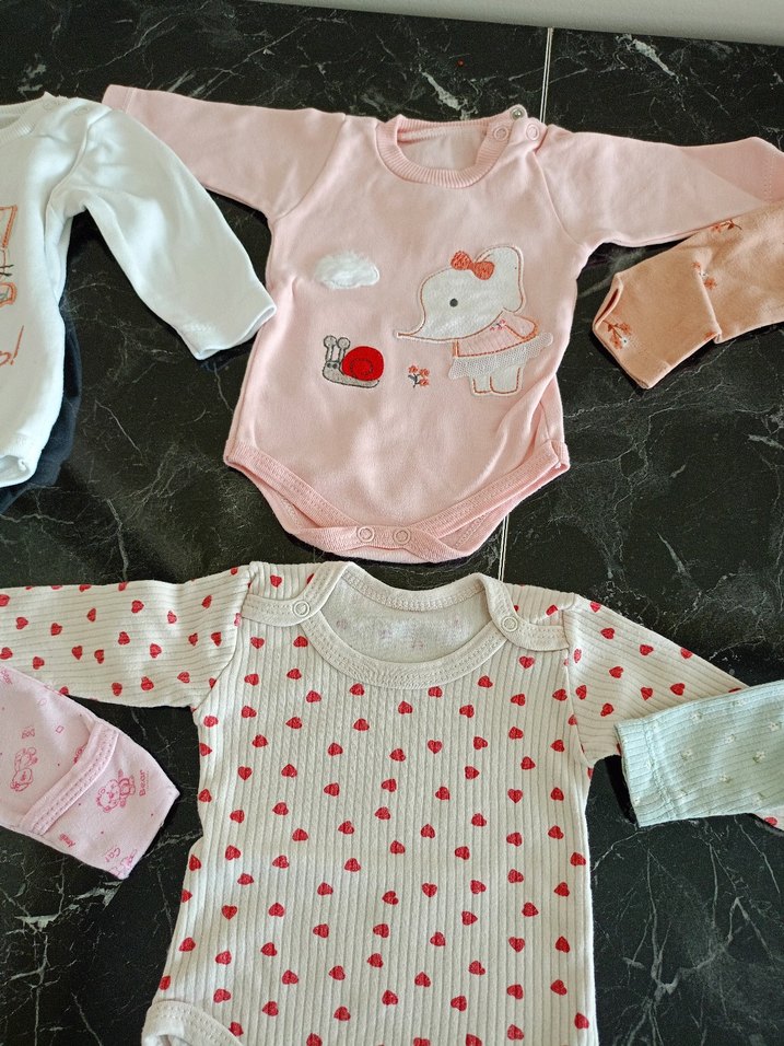 Uzun Kollu Pembe Bebek Body - Görsel 4