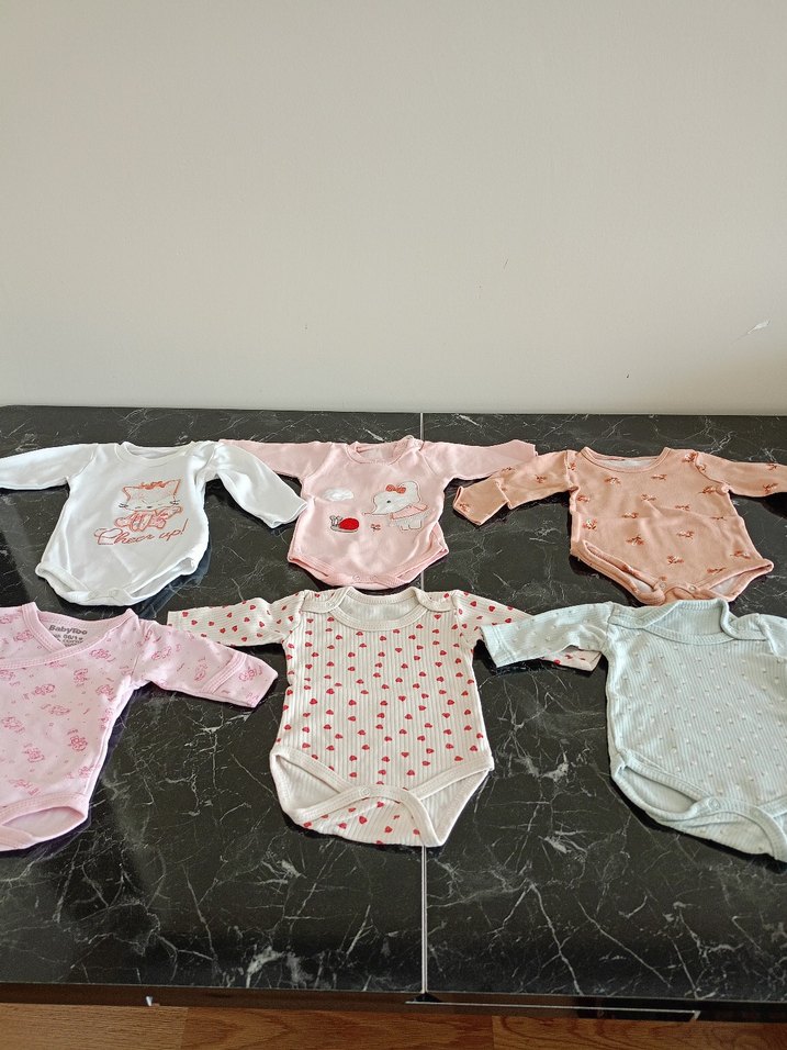 Uzun Kollu Pembe Bebek Body - Görsel 2