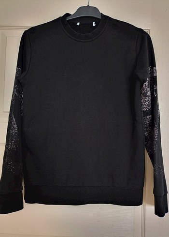 erkekSiyah Uzun Kollu Sweatshirt - Görsel 2