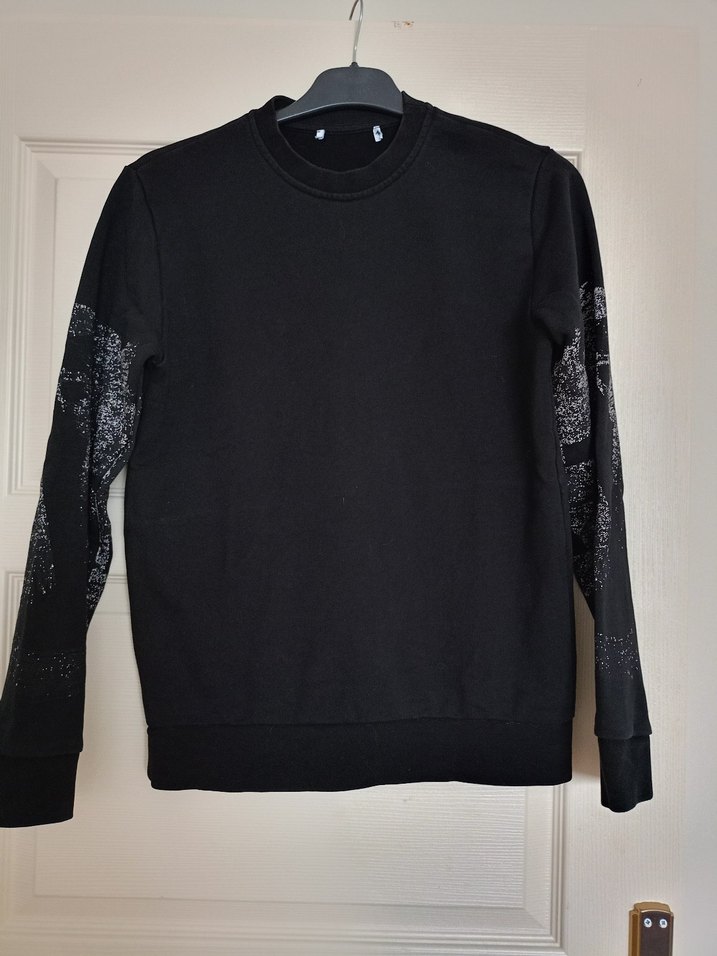 erkekSiyah Uzun Kollu Sweatshirt - Görsel 5