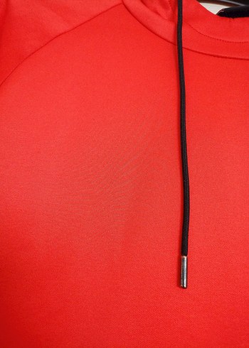 erkekKadın Sweatshirt, Kapüşonlu, Rahat Kesim - Görsel 4