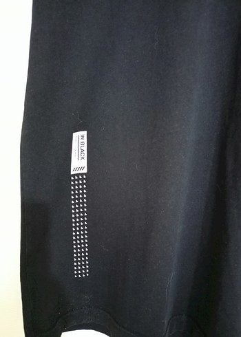 Siyah Baskılı Erkek Tişört - Görsel 4