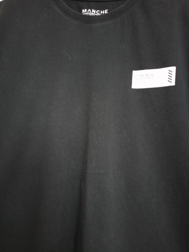 Siyah Baskılı Erkek Tişört - Görsel 3