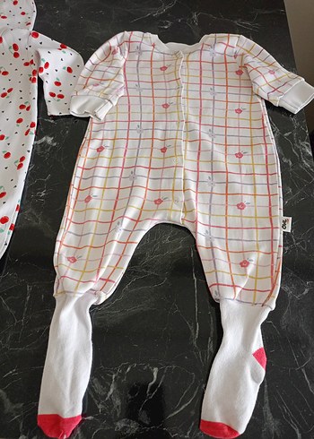 Kız Bebek Baskılı Pamuklu Tulumlar - Görsel 5