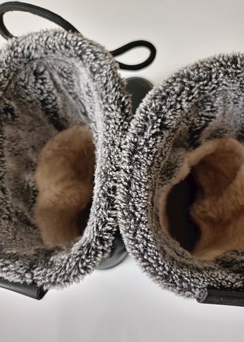 Yılan Desenli Siyah Kadın Botlar - Görsel 6