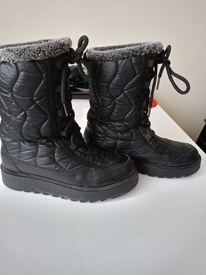 Yılan Desenli Siyah Kadın Botlar - Görsel 4