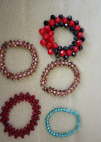 Renkli Boncuklu Bohem Bileklik Seti - Görsel 2