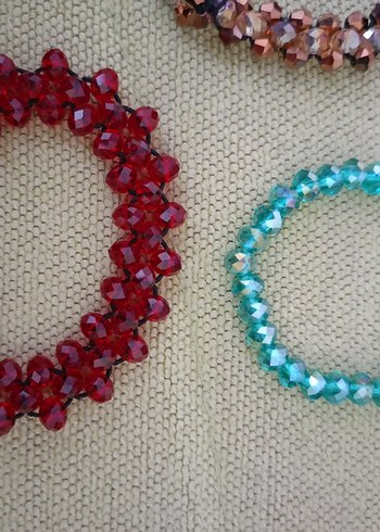 Renkli Boncuklu Bohem Bileklik Seti - Görsel 6