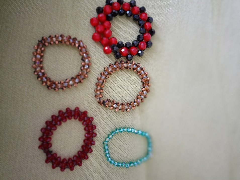 Renkli Boncuklu Bohem Bileklik Seti - Görsel 3