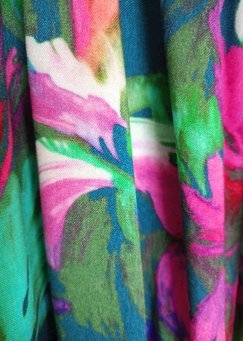 Renkli Piliseli Uzun Bohem Elbise - Görsel 6