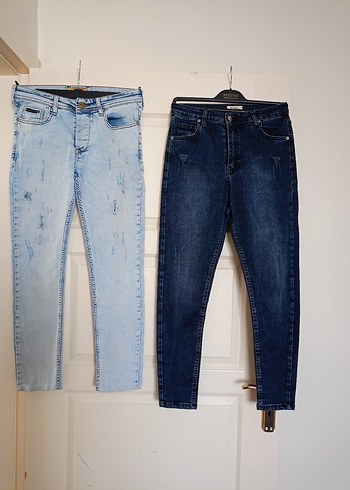 erkekAçık Mavi Regular Fit Denim Pantolon - Görsel 2