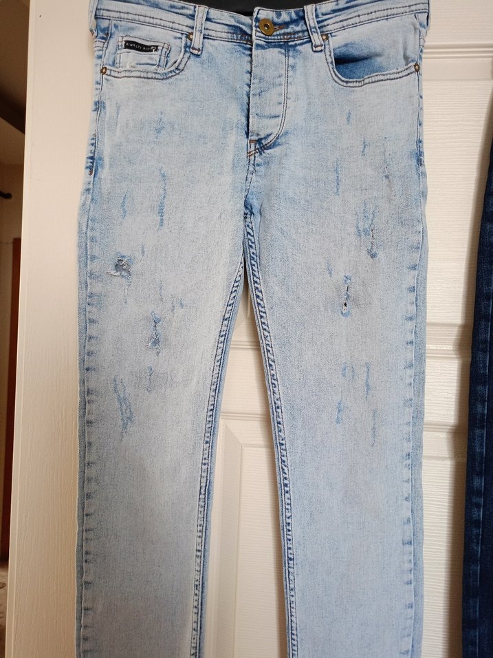 erkekAçık Mavi Regular Fit Denim Pantolon - Görsel 3
