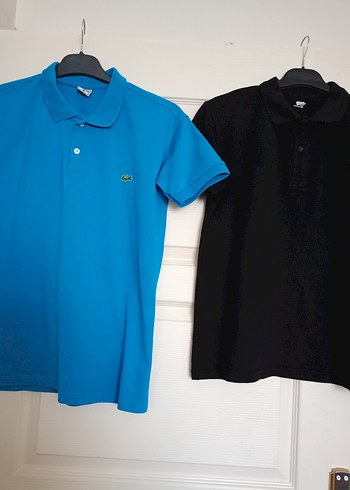 Erkek Lacoste Polo Tişört, Kısa Kollu, Mavi - Görsel 5