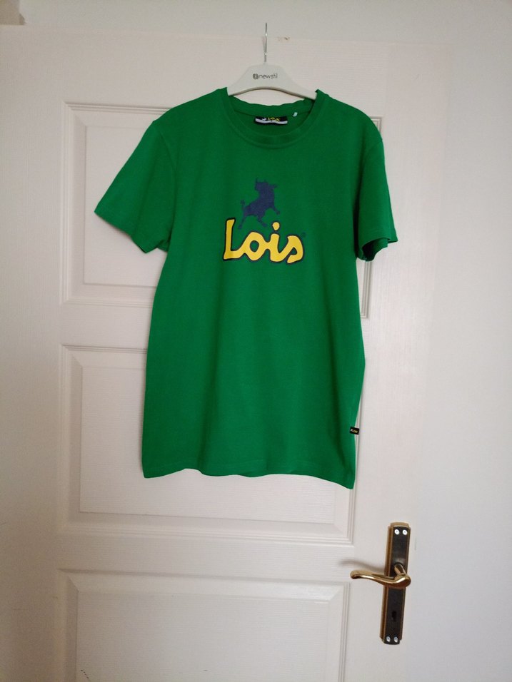 Yeşil Lois Baskılı Erkek Tişört - Görsel 4