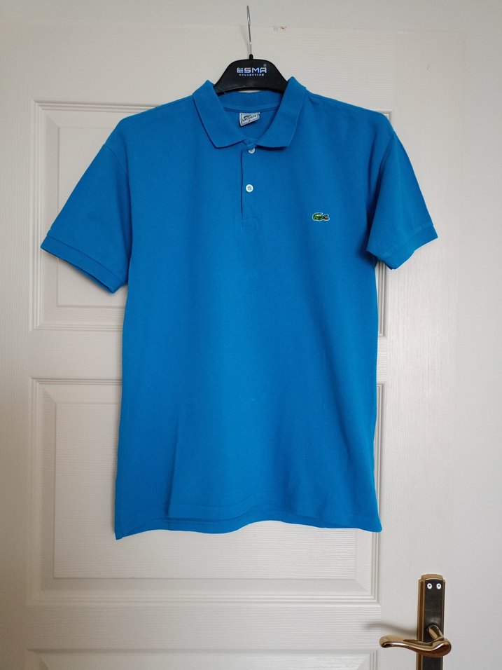 Erkek Mavi Kısa Kollu Polo Tişört - Görsel 2