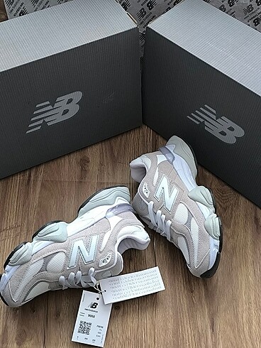New Balance 9060 buz beyaz-bej spor ayakkabı
