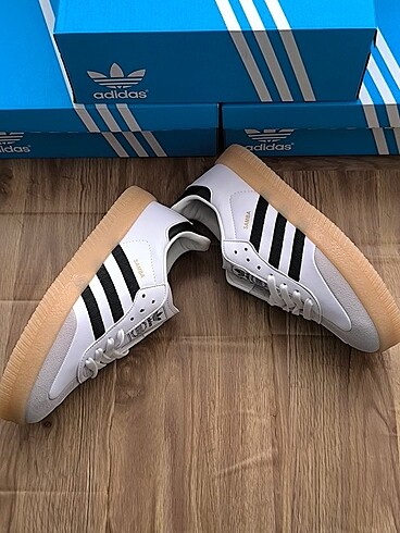 Adidas Samba platform taban spor ayakkabı