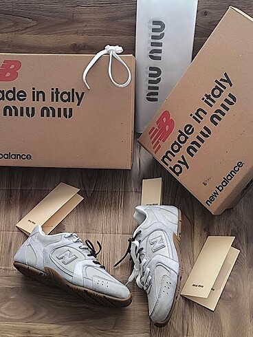 42 Beden New Balance taş rengi spor ayakkabı