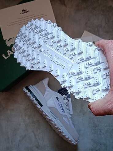 Lacoste Lacoste elite active beyaz yeşil erkek spor