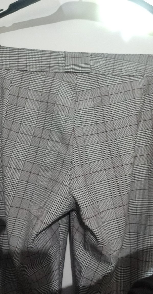 Gri Regular Fit Kadın Kumaş Pantolon - Görsel 3