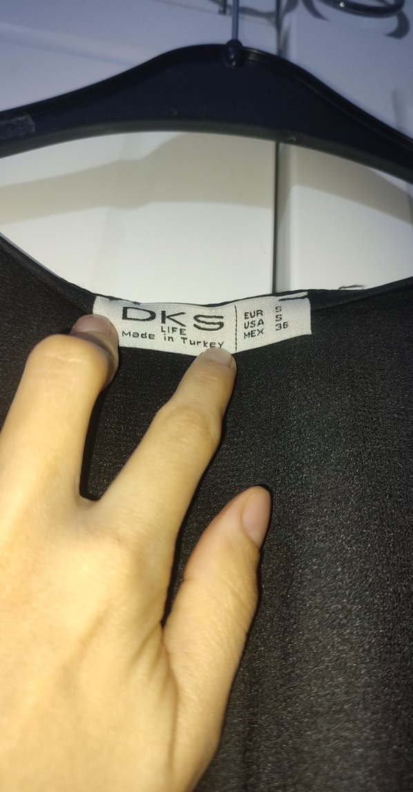 Siyah Uzun Kollu V Yakalı Uzun Elbise - Görsel 5