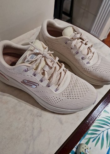 Skechers Bej Kadın Spor Ayakkabı